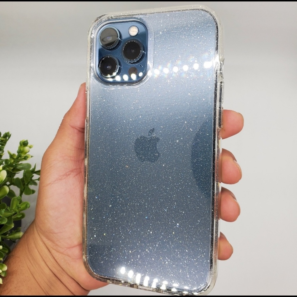 Clear glitter IPhone 12/12 pro case
